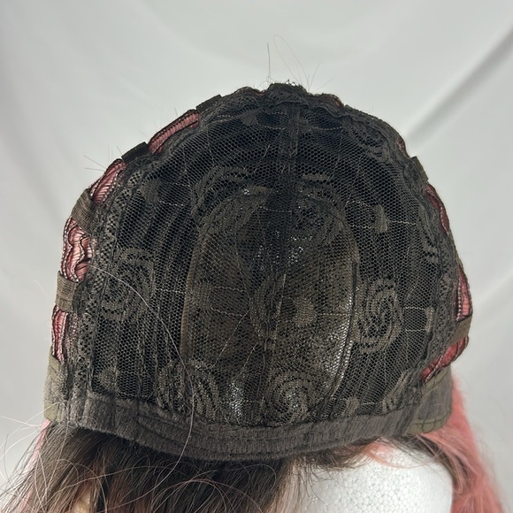 Pink Wavy Hair Wig - Picture 5 of 6